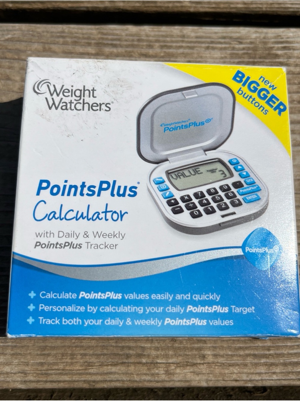 Points Plus Calculator Weight Watchers Bigger Buttons Daily Weekly Tracker New